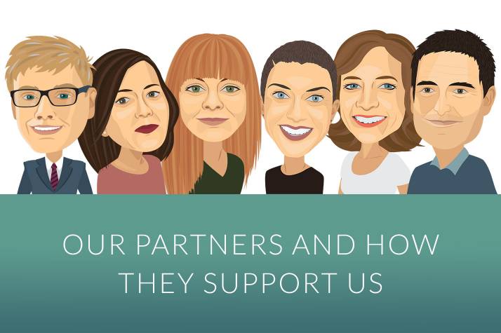Our partners and how they support us